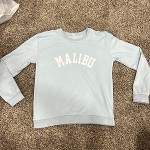 SHEIN “Malibu” pullover crewneck